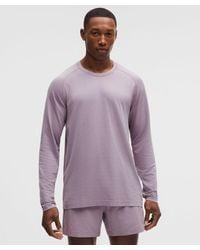lululemon - – Metal Vent Tech Long-Sleeve Shirt – /Pastel – Size Large - Lyst