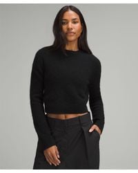 lululemon - Alpaca Wool-Blend Cropped Sweater - Lyst