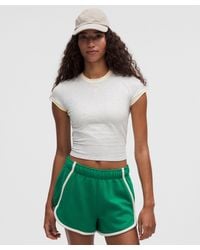 lululemon - – Organic Ringer Baby Tee – Color Light/ – Size Large - Lyst