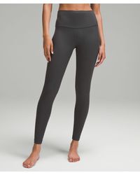 lululemon - Align Ribbed High-rise Pants - 28" - Color Grey - Size 12 - Lyst
