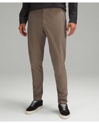 lululemon - Abc Slim-fit Trousers 30"l Warpstreme - Color Brown - Size 28 - Lyst
