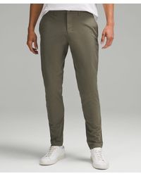 lululemon - Abc Slim-fit Trousers 34"l Warpstreme - Color Green - Size 28 - Lyst