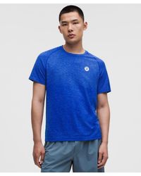 lululemon - – Metal Vent Tech Short-Sleeve Shirt Logo – – Size Large - Lyst