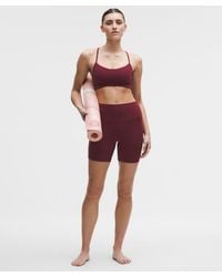 lululemon - – Align High-Rise Shorts – 6" – Color Burgundy/ – Size 16 - Lyst