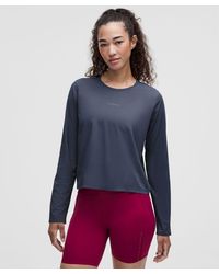 lululemon - – Fast And Free Long-Sleeve Shirt – – Size Large - Lyst