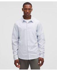 lululemon - – New Venture Long-Sleeve Shirt Slim-Fit – – Size Medium - Lyst
