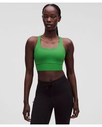 lululemon - – Energy Longline Sports Bra Medium Support, B-D Cups Evolve – – Size Large - Lyst