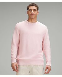 lululemon - Textured Knit Crewneck Sweater - Lyst