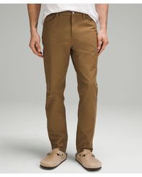 lululemon - Abc Classic-fit Trousers Utilitech - 34" - Color Brown - Size 30 - Lyst