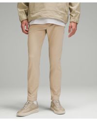 lululemon - Abc Skinny-fit Trousers Warpstreme - 32" - Color Khaki - Size 36 - Lyst