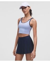 lululemon - – Scoop-Neck Cutout Tennis Tank Top Medium Support, B/C Cup – – Size Large - Lyst