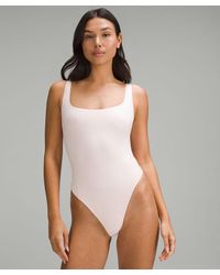 lululemon - Wundermost Bodysuit - Ultra-soft Nulu Square-neck Sleeveless Bodysuit - Lyst