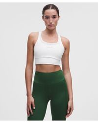 lululemon - – Energy Longline Sports Bra With Storage Evolve Medium Support, B/C Cup – – Size Large - Lyst