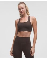 lululemon - – All-Time Hero Sports Bra Medium Support, B/C Cup – – Size Large - Lyst