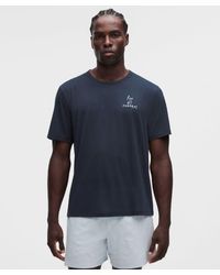 lululemon - Mile Maker Mesh Short-Sleeve Shirt - Lyst
