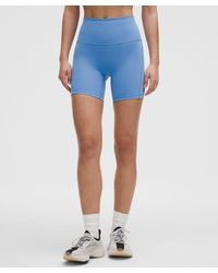 lululemon - – Wunder Train High-Rise Shorts With Pockets – 6" – – Size 4 - Lyst