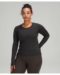 lululemon - – Swiftly Tech Long-Sleeve Shirt 2.0 Waist Length – – - Lyst