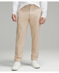 lululemon - Abc Classic-fit Trousers 32"l Warpstreme - Color Khaki - Size 28 - Lyst