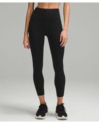 lululemon - Fast And Free High-rise Tight Leggings Pockets - 25" - Color Black - Size 0 - Lyst