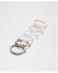 lululemon - – Skinny Hair Scrunchies 6 Pack – /Khaki - Lyst