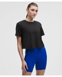 lululemon - – Pace Crush Cross-Back Graphic T-Shirt – – - Lyst