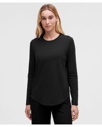 lululemon - Love Modal Fleece Long Sleeve Shirt - Lyst
