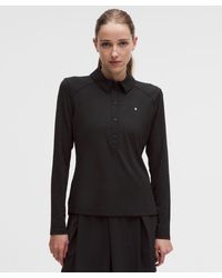 lululemon - Quick-Dry Long-Sleeve Polo Shirt - Lyst