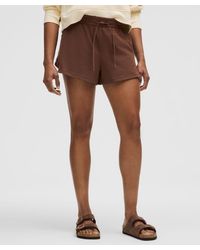 lululemon - Soft Jersey Mid-Rise Curved-Hem Shorts 3" - Lyst