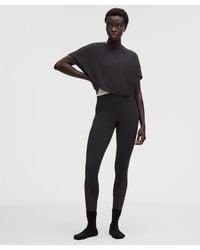 lululemon - Nulu And Mesh No Line High-Rise Studio Tight 25" - Lyst