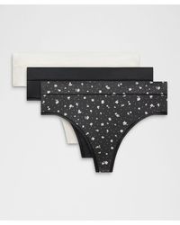 lululemon - – Underease High-Rise Thong Underwear 3 Pack – – Size Large - Lyst