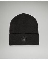 lululemon - Warm Revelation Beanie Hat - Color Black - Size L/xl - Lyst