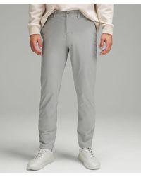 lululemon - Abc Classic-fit Trousers 34"l Warpstreme - Color Silver/grey - Size 28 - Lyst
