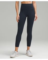 lululemon - Wunder Train High-rise Tight Leggings With Pockets - 25" - Color Blue - Size 0 - Lyst
