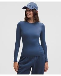 lululemon - Wundermost Ultra-Soft Nulu Crewneck Long-Sleeve Shirt - Lyst