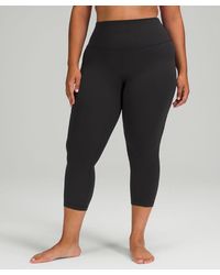 lululemon - Align High-rise Crop Leggings - 21" - Color Black - Size 0 - Lyst