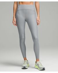 lululemon - Senseknit Running High-rise Tight Leggings - 28" - Color Grey - Size 0 - Lyst