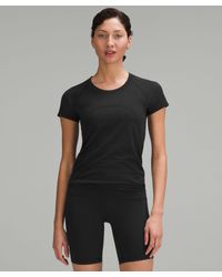 lululemon - – Swiftly Tech Short-Sleeve Shirt 2.0 Hip Length – – - Lyst
