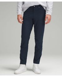 lululemon - Abc Classic-fit 5 Pocket Trousers 32"l Warpstreme - Color Blue - Size 40 - Lyst