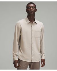 lululemon - – Commission Long-Sleeve Shirt – Color Khaki – - Lyst