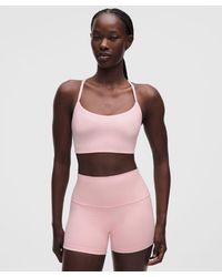 lululemon - – Flow Y Sports Bra Light Support, A/B Cup Evolve – – Size Large - Lyst