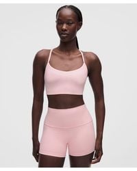 lululemon - – Flow Y Sports Bra Light Support, A/B Cup Evolve – – Size Large - Lyst