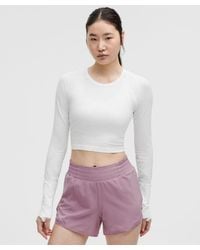 lululemon - Swiftly Tech Cropped Long-Sleeve Shirt 2 - Lyst