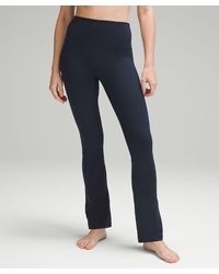 lululemon - Align High-rise Mini-flared Pants Extra Short - Color Blue - Size 0 - Lyst