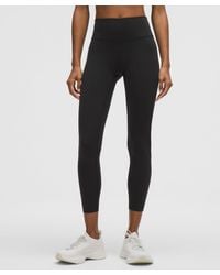 lululemon - Wunder Train Mesh Panel High-Rise Tight 25" - Lyst