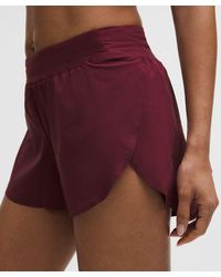lululemon - Fast And Free High-Rise Classic-Fit Split Short 3" - Lyst