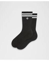 lululemon - – Daily Essential Crew Socks Stripe – – Size Medium - Lyst