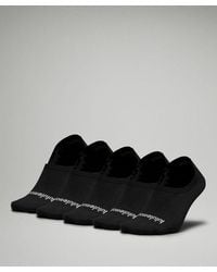 lululemon - Daily Stride Comfort No-show Socks 5 Pack - Color Black - Size L - Lyst