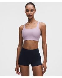 lululemon - – All-Time Hero Ribbed Sports Bra Medium Support, B/C Cup – – Size Large - Lyst