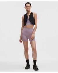 lululemon - – Fast And Free High-Rise Shorts 5 Pocket – 6" – /Pastel – Size 4 - Lyst