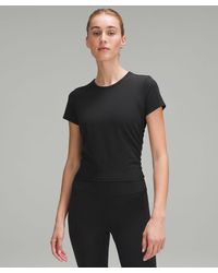 lululemon - All It Takes Ribbed Nulu T-shirt - Color Black - Size 0 - Lyst